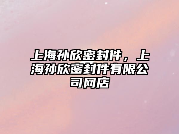 上海孫欣密封件，上海孫欣密封件有限公司網(wǎng)店