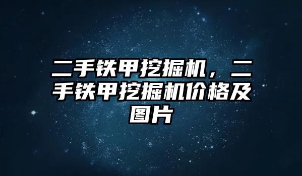 二手鐵甲挖掘機，二手鐵甲挖掘機價格及圖片