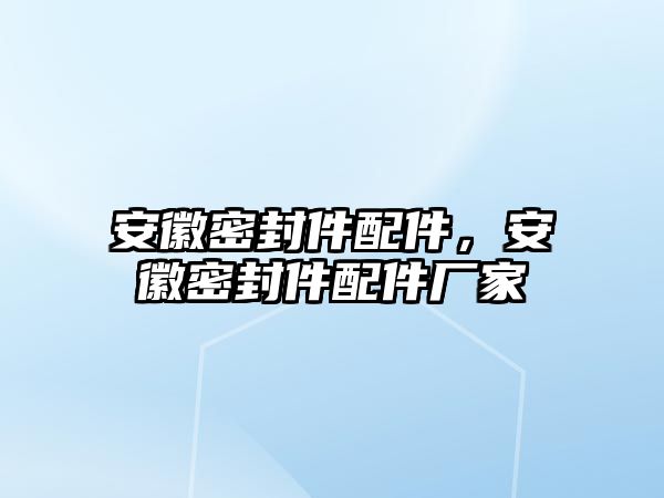 安徽密封件配件，安徽密封件配件廠家