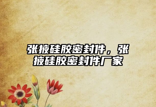 張掖硅膠密封件，張掖硅膠密封件廠家