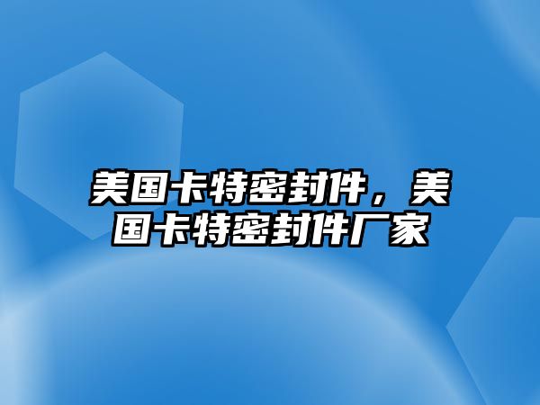 美國(guó)卡特密封件，美國(guó)卡特密封件廠家