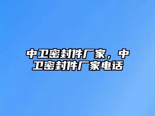 中衛(wèi)密封件廠家，中衛(wèi)密封件廠家電話(huà)