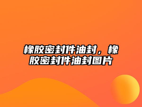 橡膠密封件油封，橡膠密封件油封圖片