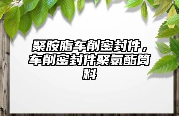 聚胺脂車削密封件，車削密封件聚氨酯筒料